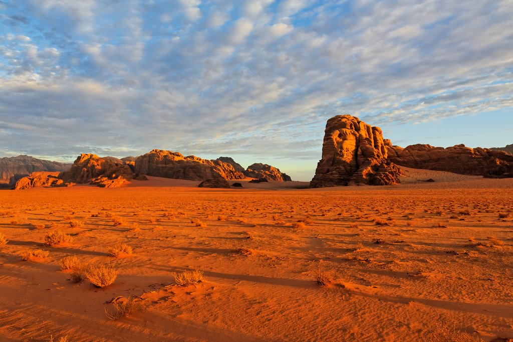 Sunrise over Wadi Rum, Jordan