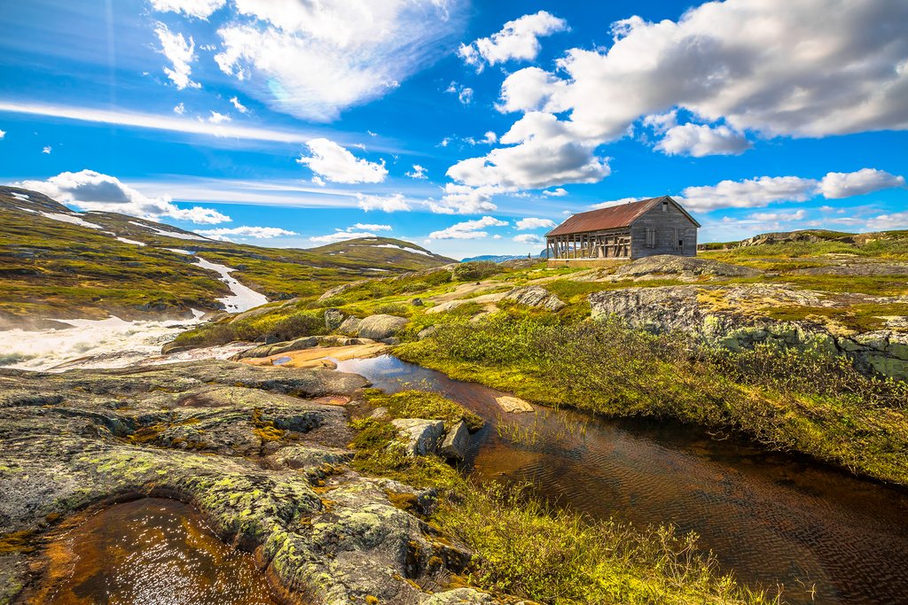 Picturesque highlands in the Geilo area