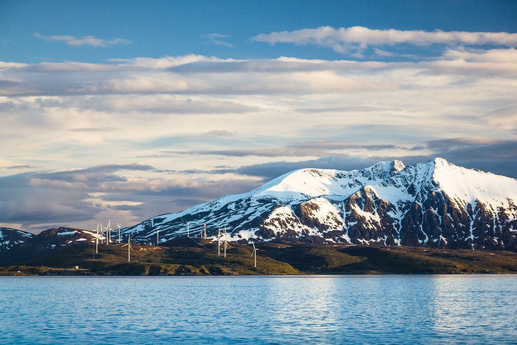 Beautiful views along the coast near Alta