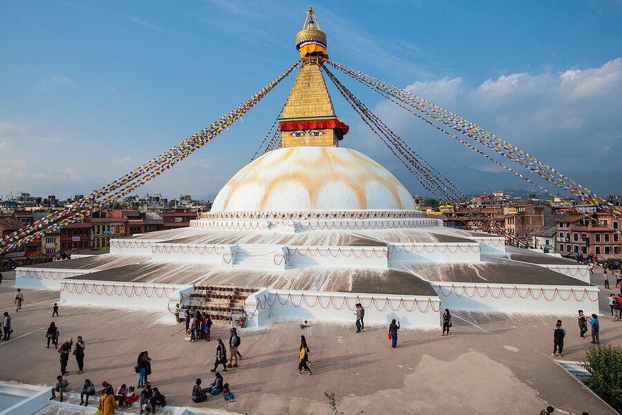 Boudhanath Stupa in Kathmandu