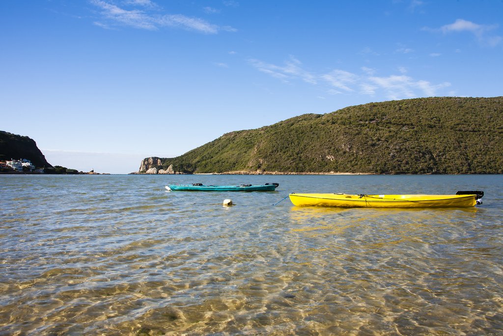 Knysna Lagoon looking towards Knysna Heads