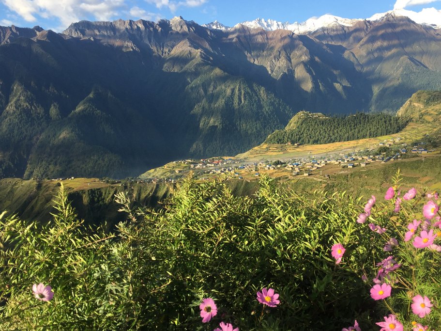The hills and mountains of Western Nepal