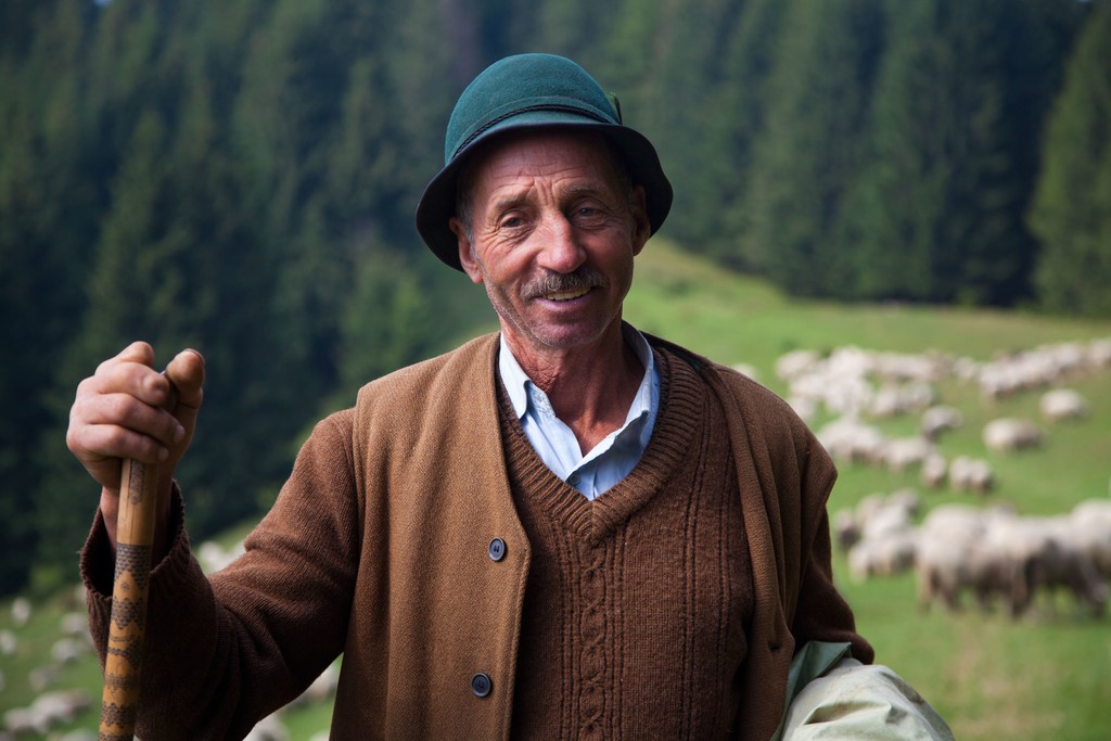 Traditional Romanian Shephard