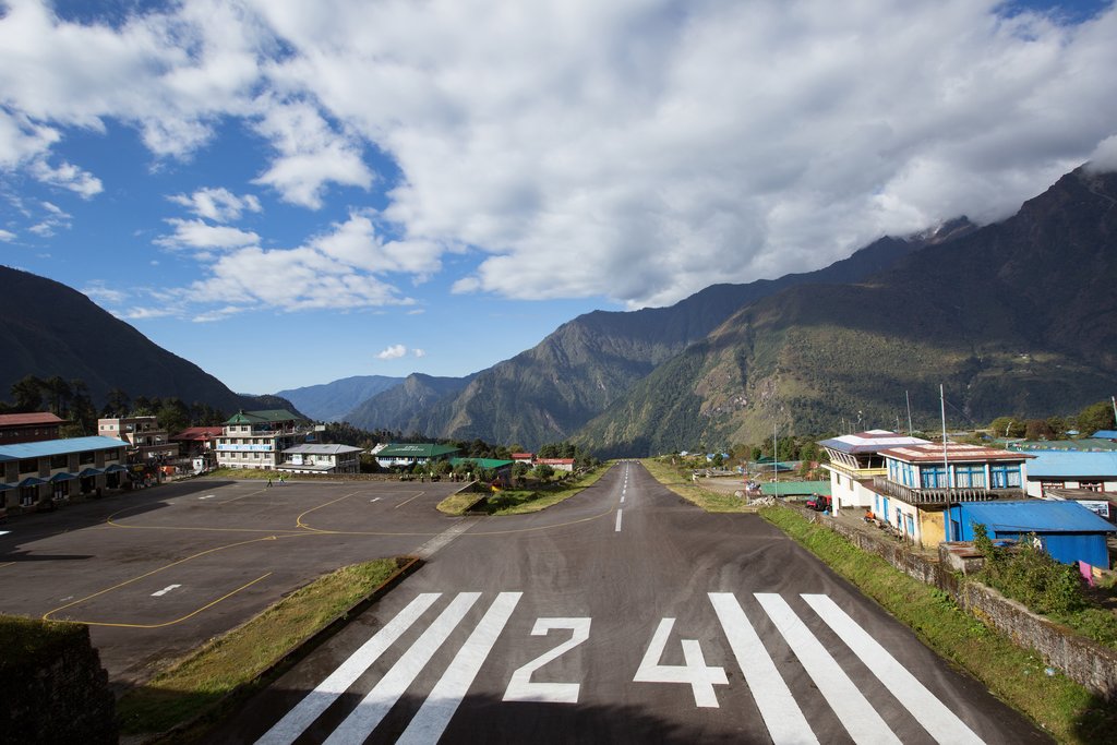 The Tenzing-Hillary airport in Lukla
