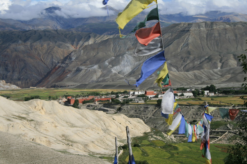 Lo Manthang from a distance