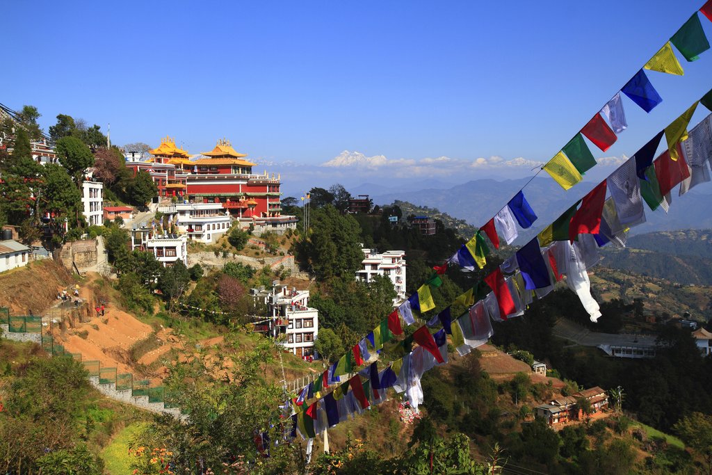 The Thrangu Tashi Yangtse Monastery in Namo Buddha