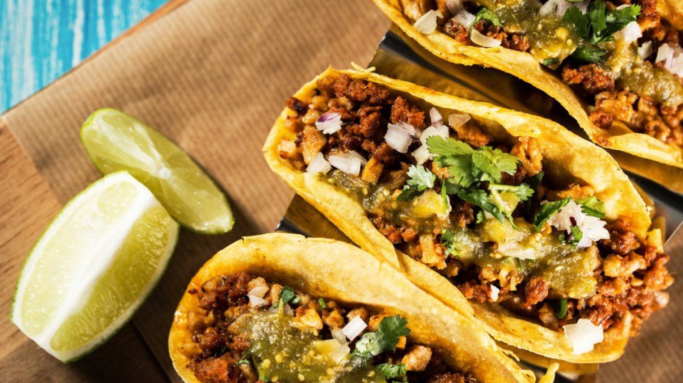 Street tacos in Mexico City
