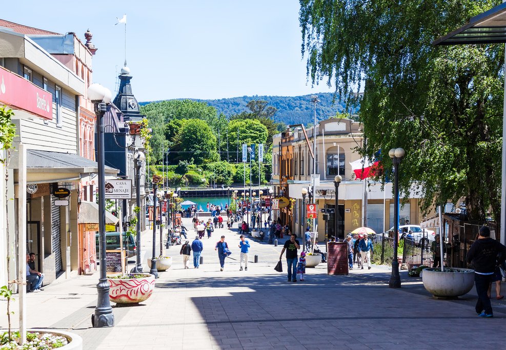 Spend the night in the quaint town of Valdivia