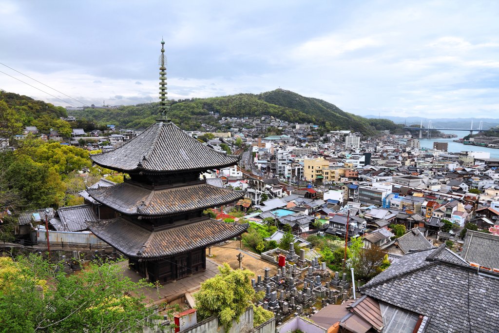 View of Onomichi, Japan