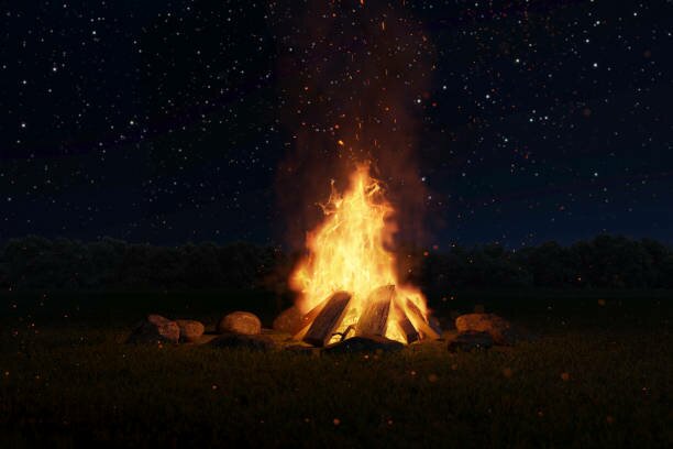 Take in the experience around the fire