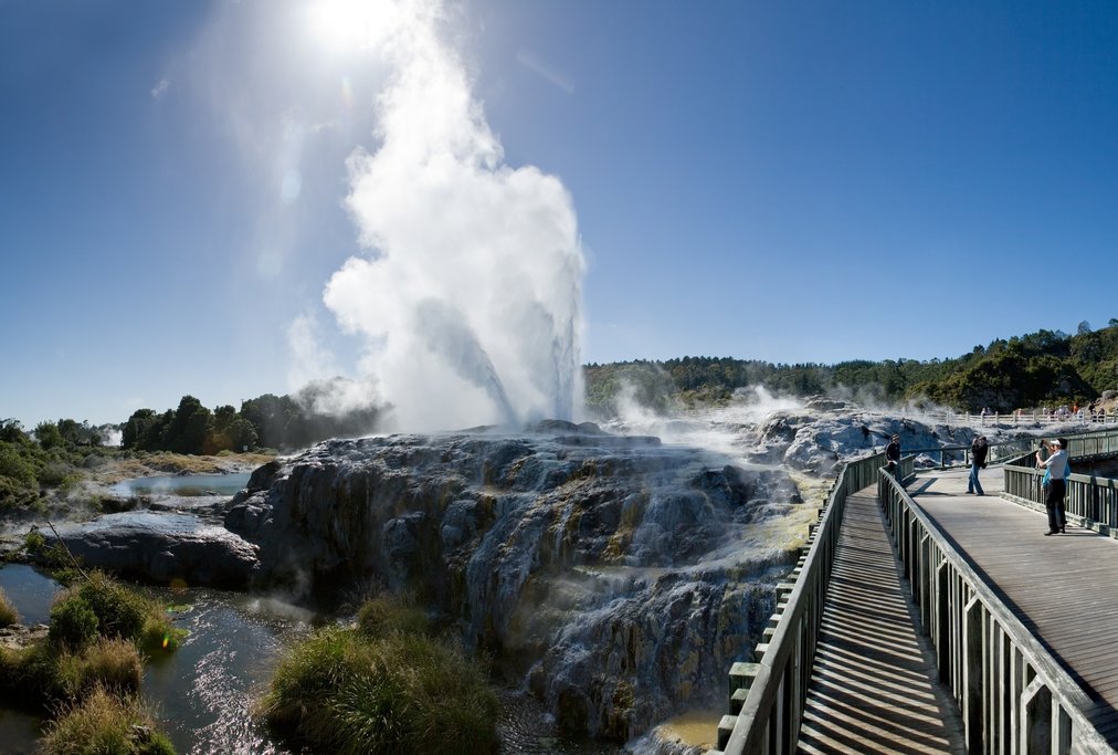 Rotorua's geothermal attractions