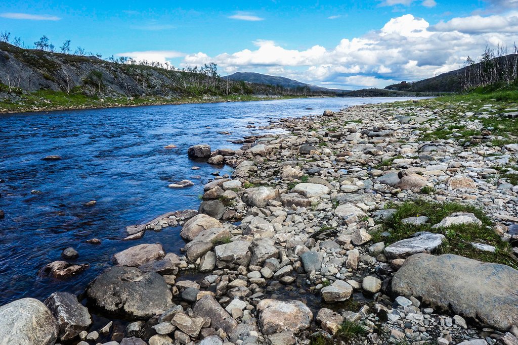 A rocky stream, Northern Norway