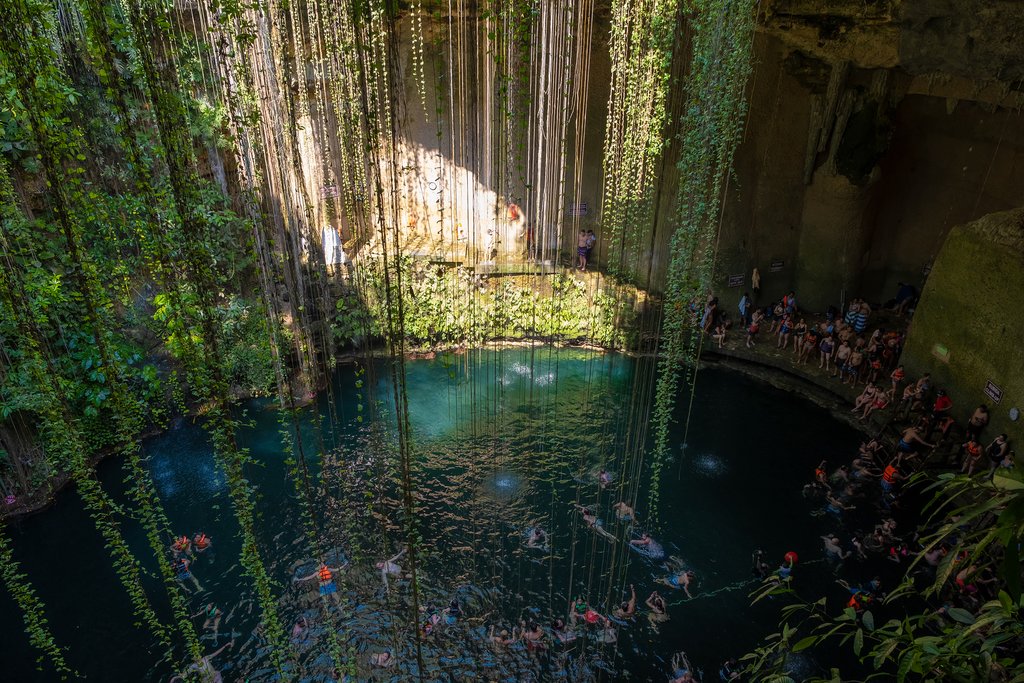 One of the Yucatán Peninsula's many cenotes