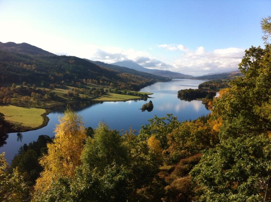 pitlochry lake view