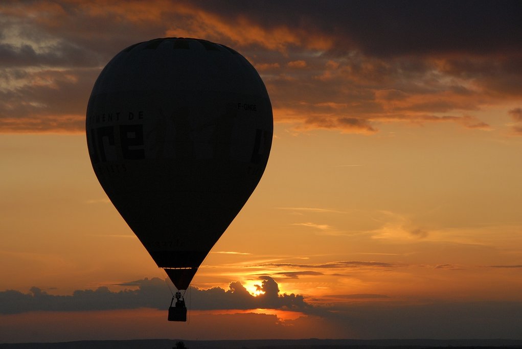 End the day with a hot-air balloon adventure