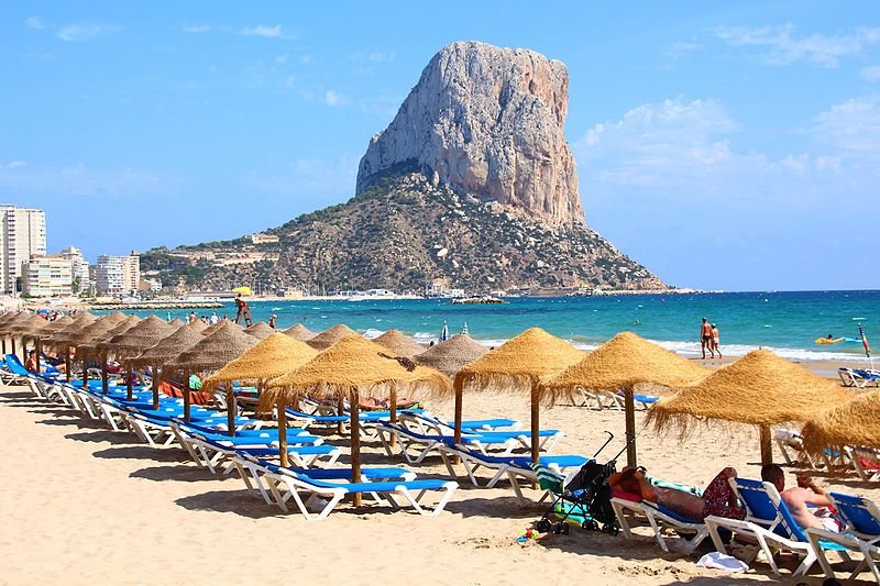 Calpe's famous Peñón de Ifach.