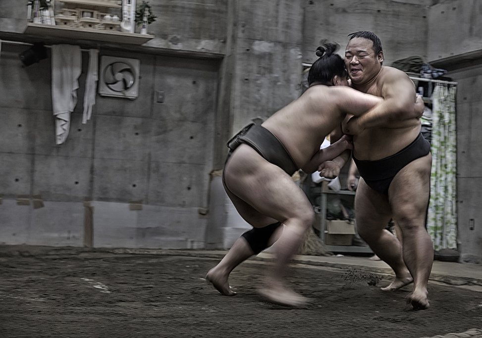 sumo wrestlers
