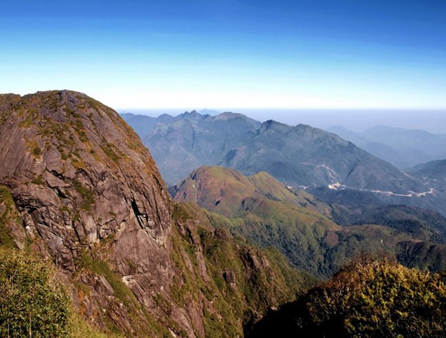 Mountain views along the road