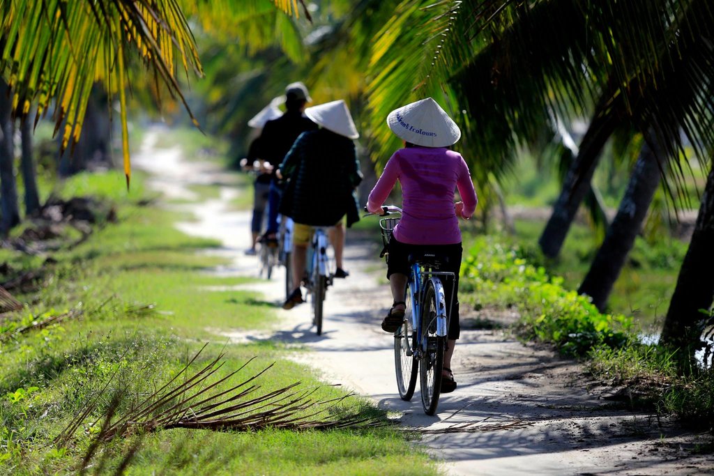 Enjoy a bicycle ride to traditional villages