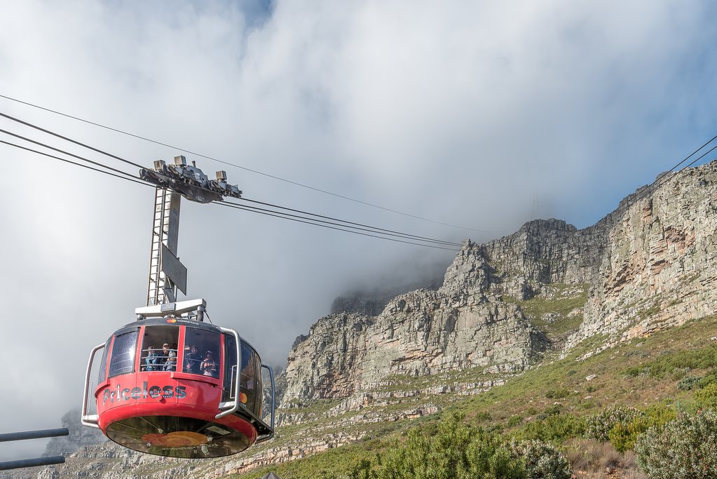 Cable car at Table Mountain