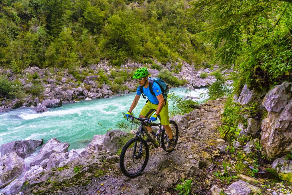 Following the beautiful Soča river