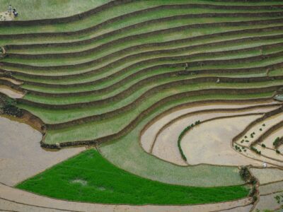 Landscape Of Countryside In Northern Vietnam