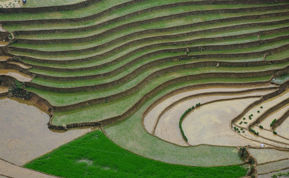 Landscape Of Countryside In Northern Vietnam