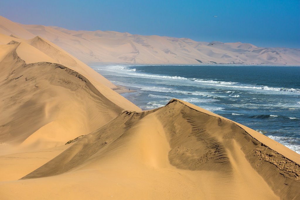 Sand dunes in Walvis Bay