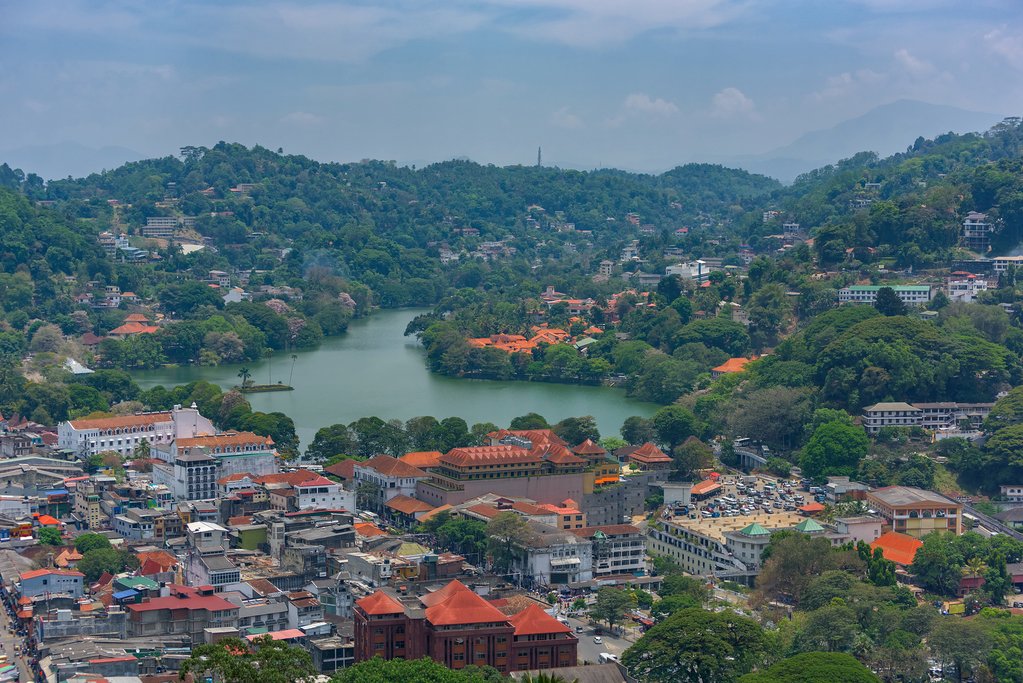 Kandy city, Sri Lanka
