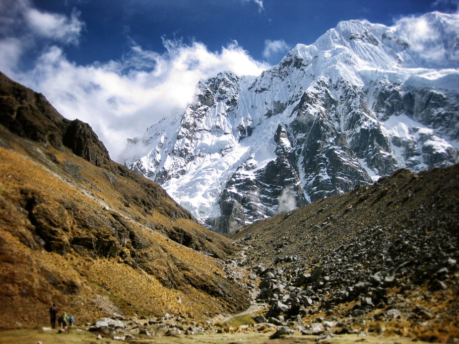 View of the surrounding glaciers