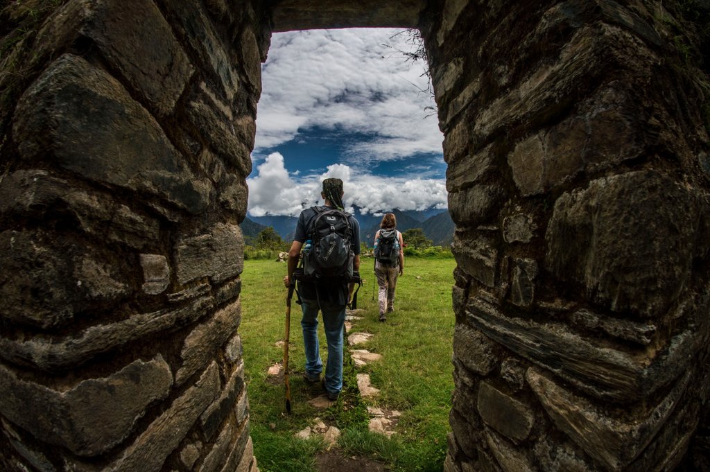 Behind every corner and stone ruin is a breathtaking view of the Andes Mountains