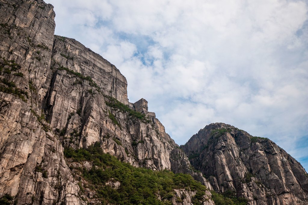 Preikestolen (The Pulpit Rock) from below