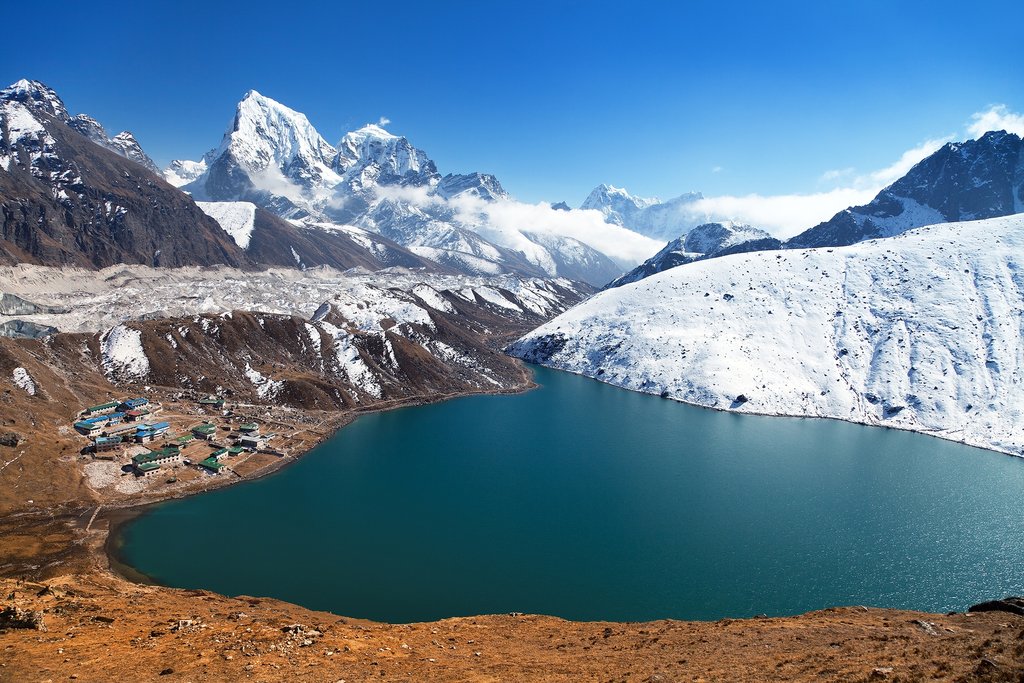 Village of Gokyo along Gokyo Lake