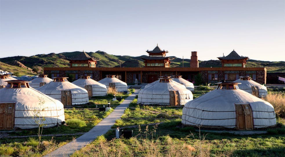Ger camp nearby Ongi monastery