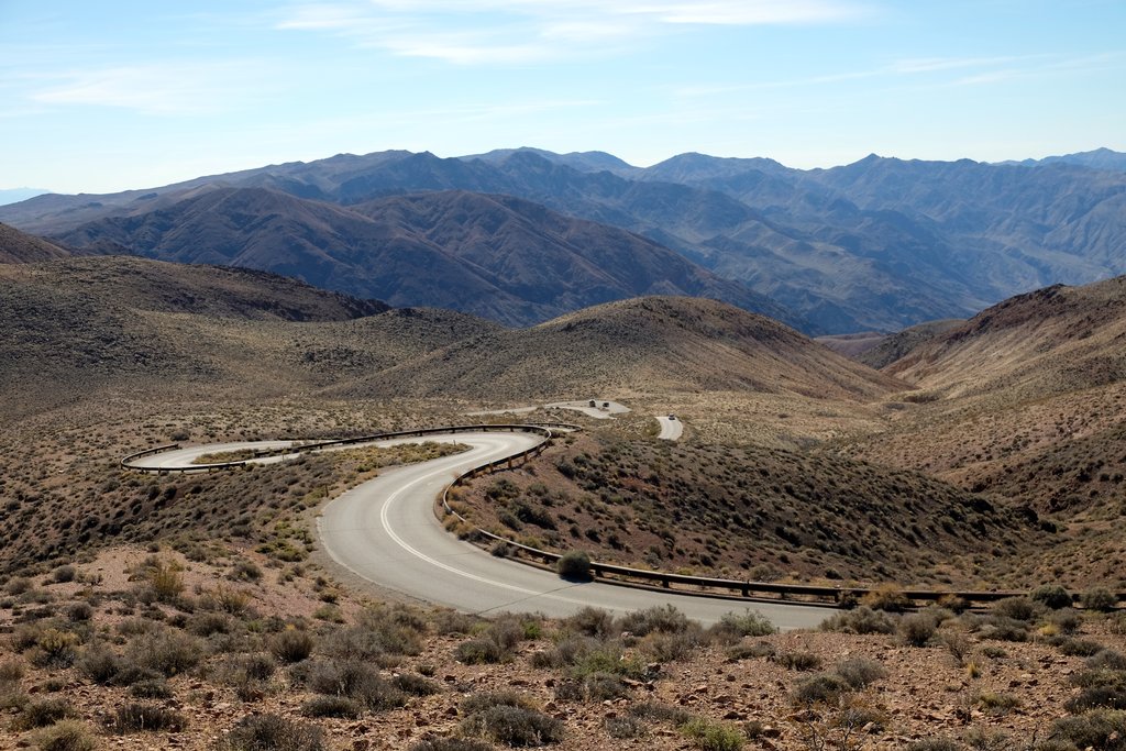 Enjoy the winding desert road as you work your way to Indian Wells