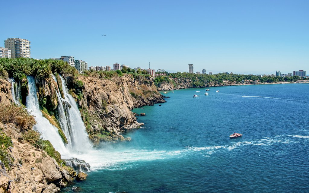 Duden Waterfall in Antalaya