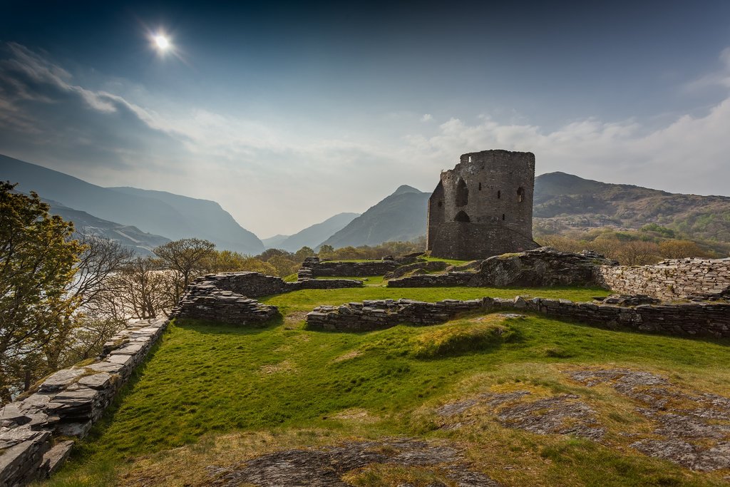 Wonderful views over the Welsh mountains