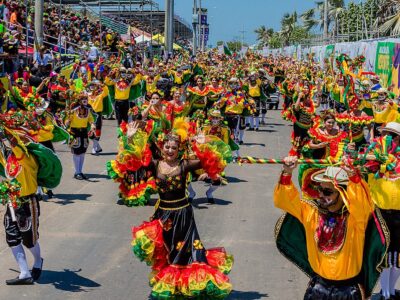 Barranquilla , Colombia  - February 25, 2017 : people participat