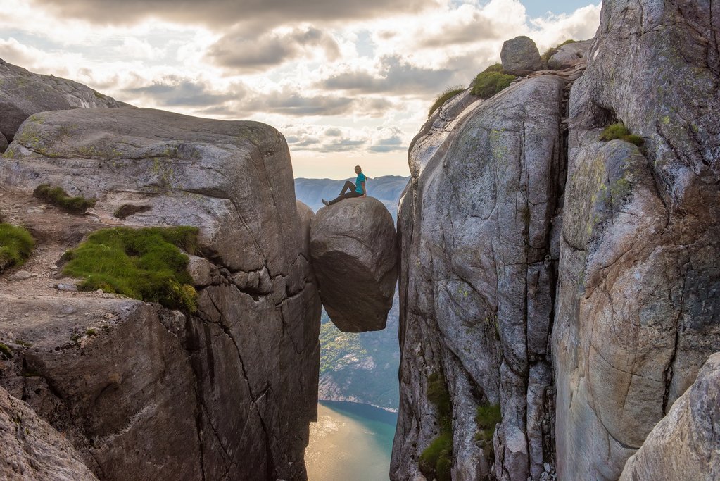 Hike Kjeragbolten in the Kjerag Mountains