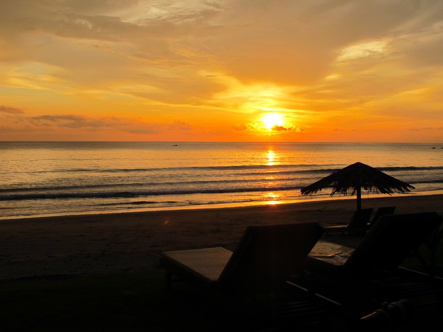 Sunset at Ngapali Beach