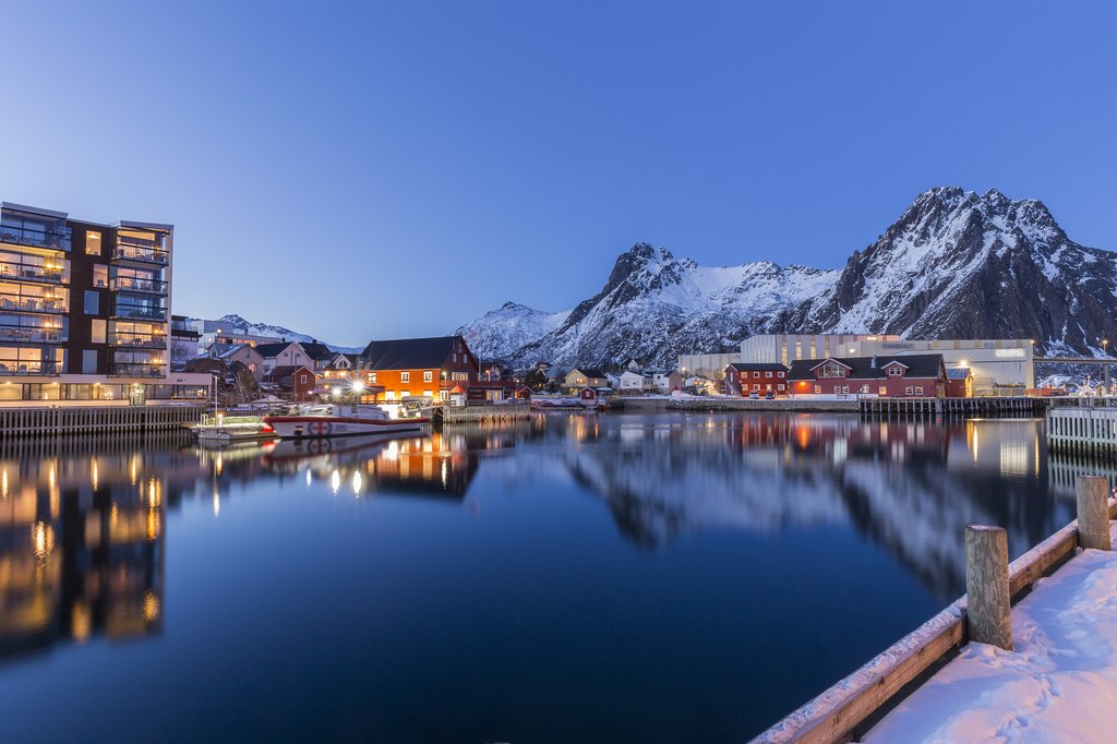 Arrive in Svolvær, your first stop in the Lofoten islands