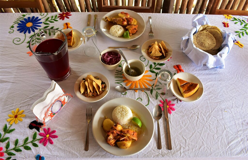 Enjoy a traditional meal