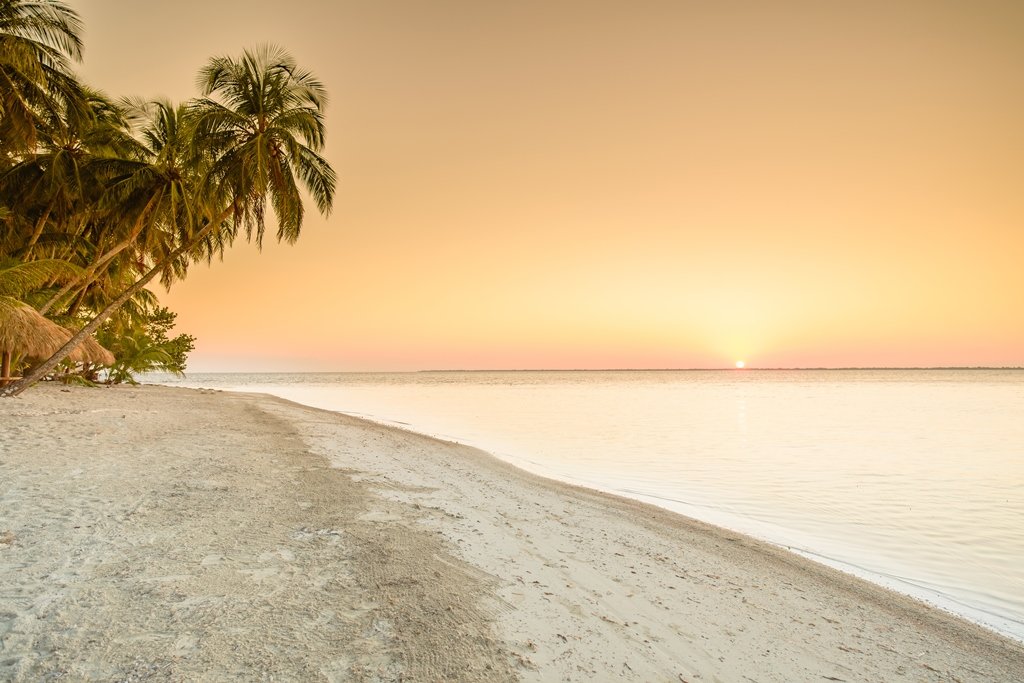 White-sand beaches of Cayos de Perlas