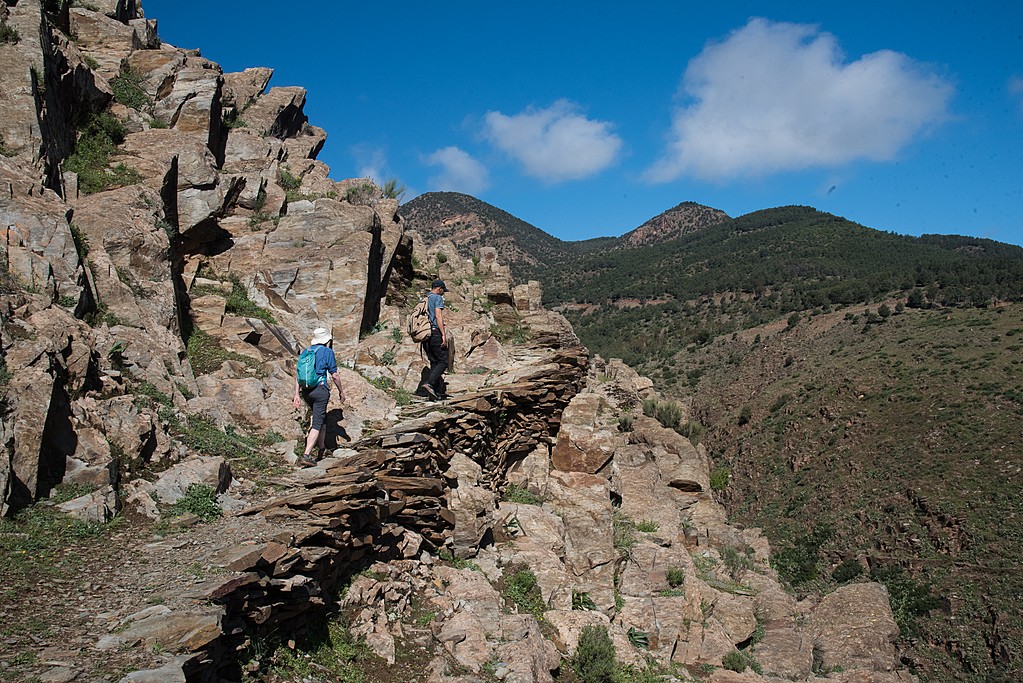 Climbing higher in the Atlas Mountains