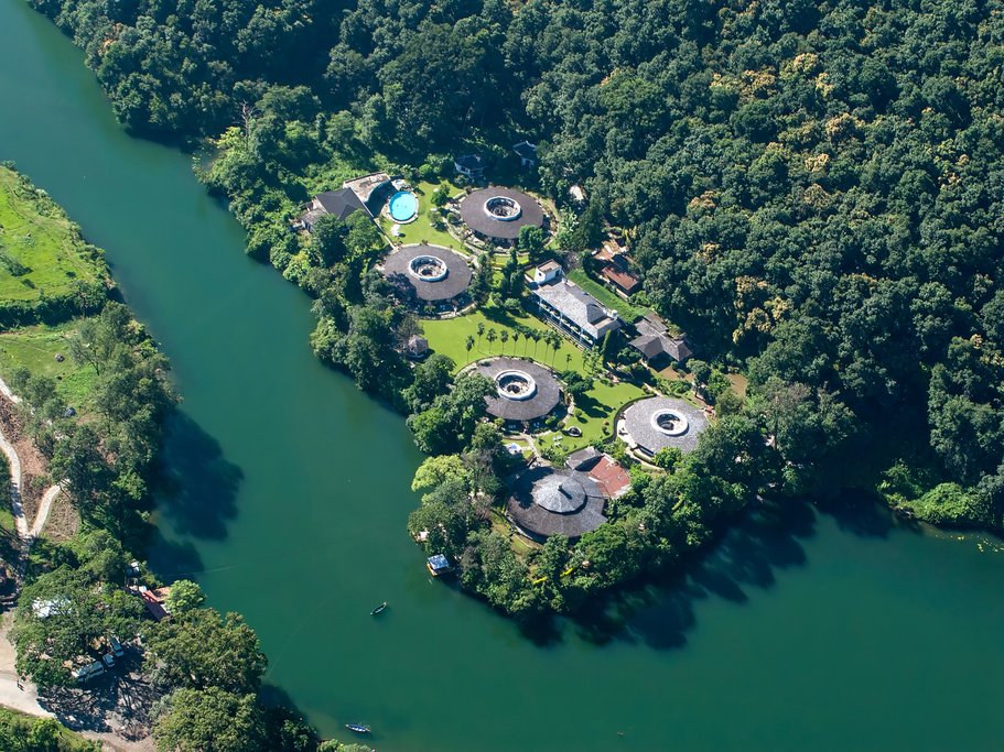 The Seti River from above