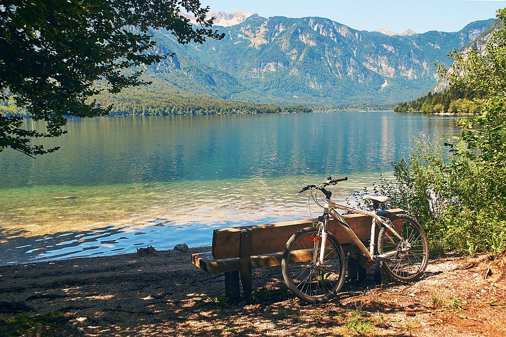 Dive into Lake Bohinj