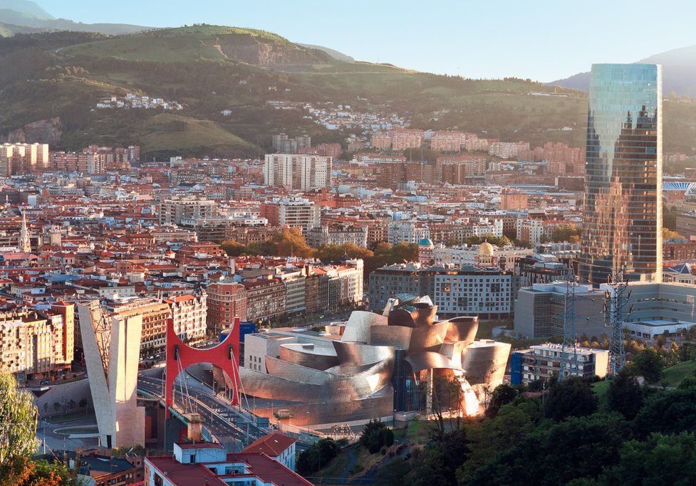 A view over Bilbao