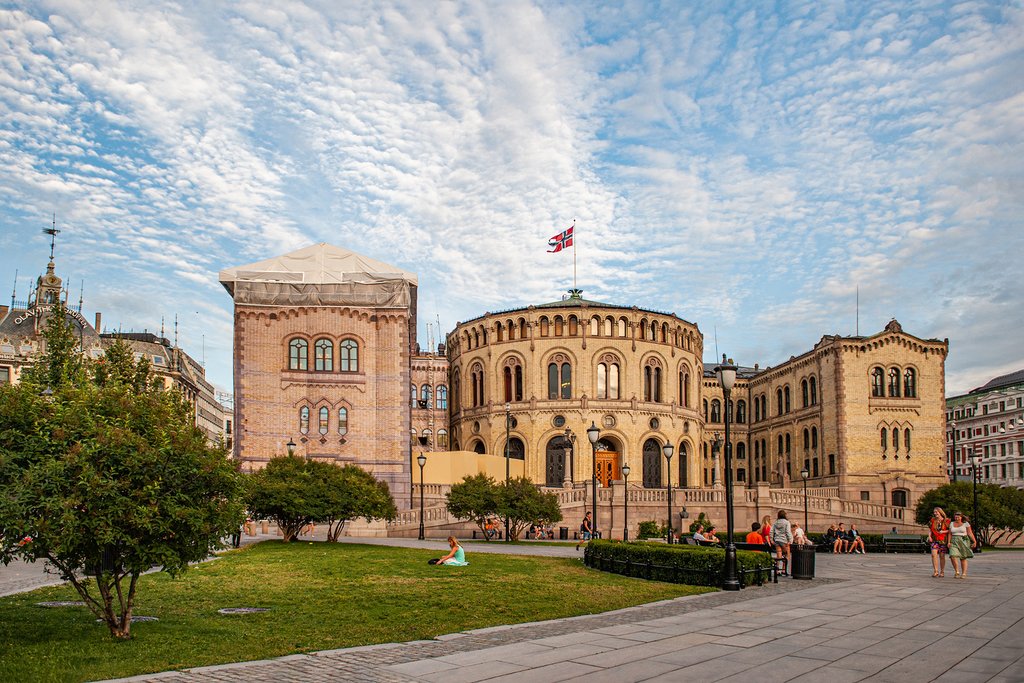 Parliament Building in Oslo
