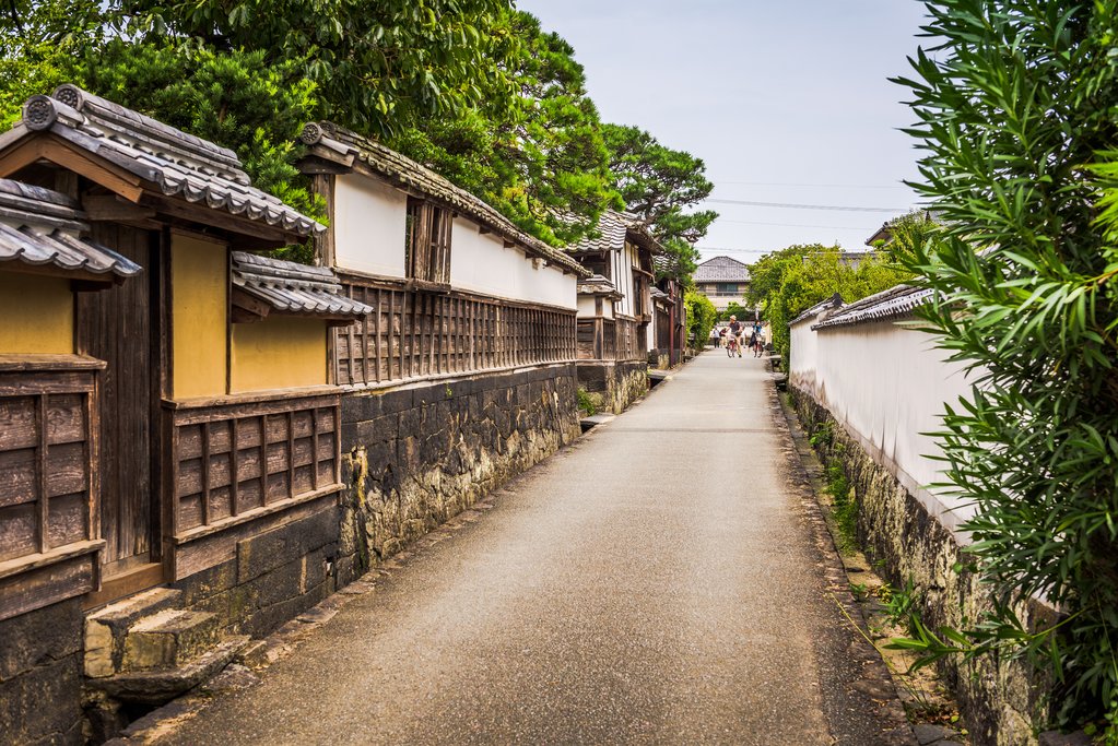 Street in Hagi, Japan