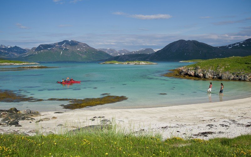 Cycle to the beach when you get settled in Tromsø